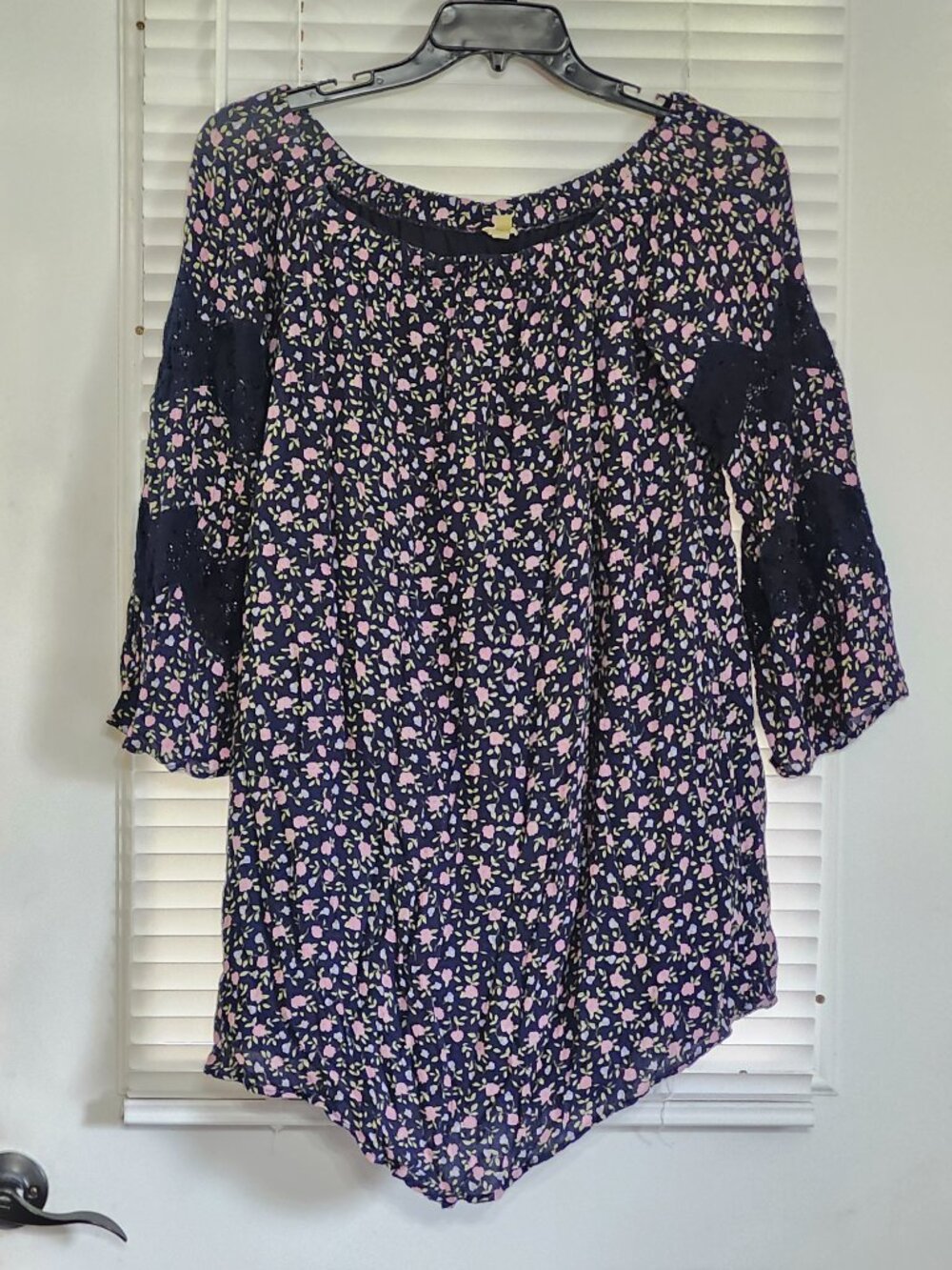 True Craft womans navy lined tunic/dress size L